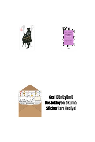 Emile Ya Da Eğitim Üzerine + Toplum Sözleşmesi + Okuma Sticker'ları