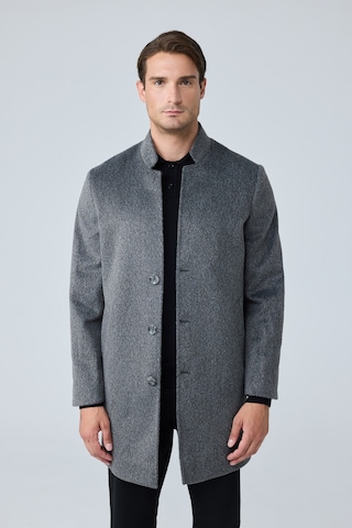 Danger Erkek Relaxed-fit Premium Yün Kaşe Kaban Gri 4351dngr
