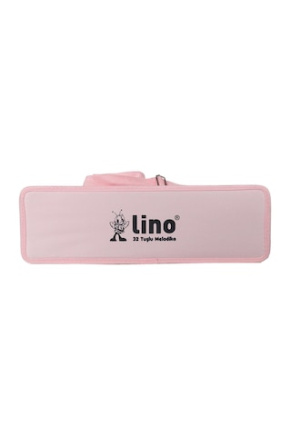 Lino 32 Tuşlu Çantalı Melodika Pastel Pembe