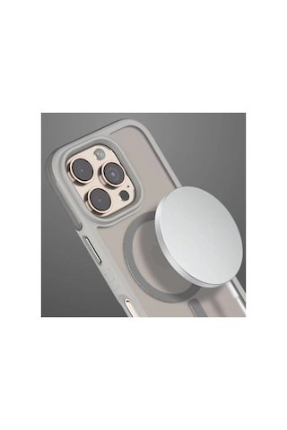 Venco - 540 - Apple iPhone Uyumlu 16 Pro Max Orbit Magsafe Kapak - - Glblseme - Rose Gold