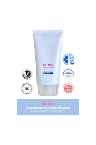 Derma Factory Hassas Ciltler İçin Azulen ve Panthenol İçeren Güneş Kremi Derma Factory Be Zero Pure Sun Cream 80GR