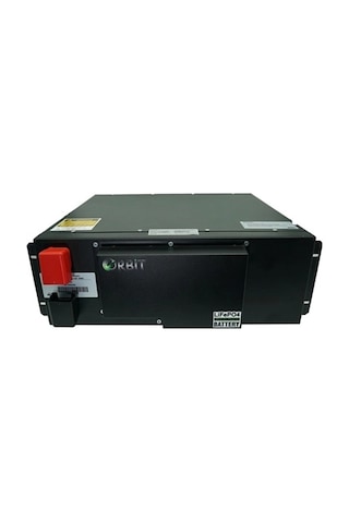 Orbit 51.2 V 050 Ah Lifepo4 Akü-high Voltage-metal Kasa