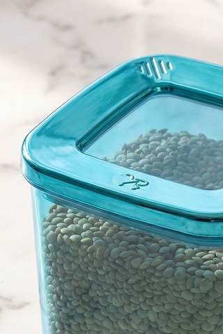Mavi Vakumlu Hava Geçirmez 3 Lü Saklama Kabı - 700 Ml
