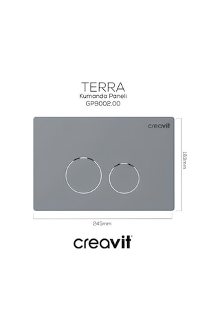 Creavit Free Beyaz Kanalsız Asma Klozet Fe322, Duroplast Yavaş Kapak, Terra Gömme Rezervuar Açık Bej