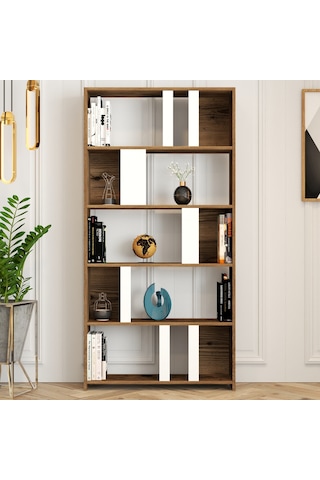 Variant Variant Lima Kitaplık - Ceviz / Beyaz