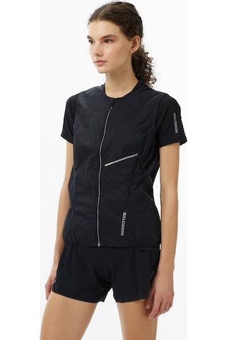 Salomon Sense Aero Wind Vest Kadın Siyah Yağmurluk Lc2204200