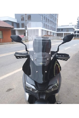 Motocam Rks Freccia Ön Cam 2022-2026 Model 75cm Alt Geniş Şeffaf Renkli 4mm Uzun