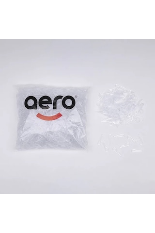 Aero Gömlek Klipsi 37 Mm Şeffaf Tırtıksız 2.000 Adet Şeffaf