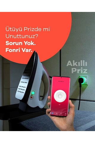 Fonri Akıllı Priz 2li Set