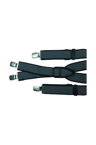 Gri Pantolon Askısı Dört Klipsli Gri