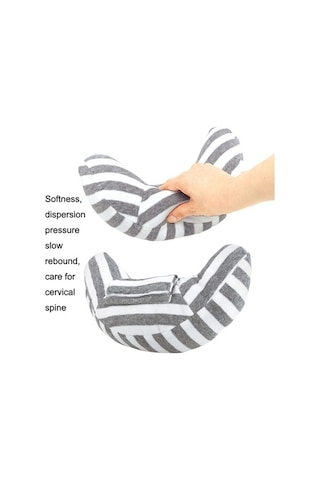 Wondernest 2 Adet Çocuk Boyun Kafalık, Rahat Araba Yastığı, Omuz Koruma Şeridi Kahverengi