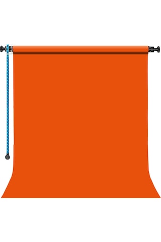 Gdx Sabit Tavan & Duvar Kağıt Sonsuz Stüdyo Fon Perde Tangelo 2.70x11 Metre