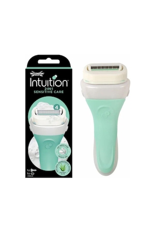 Wilkinson Sword Intuition 2 İn 1 Sensitive Care Kendinden Sabunlu 4 Bıçaklı Kadın Tıraş Bıçağı