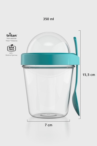 Renga Orbit 350 Ml Tritan Müsli Ve Atıştırmalık Kabı 191013 Turkuaz