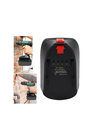 Mufunye Makita 18v Bl1815/20/30/40/50/60/45/90 Serisi Li-poly Akülerini Bosch 18v Pba Elektrik Aletlerine Dönüştüren Abs Malzeme Adaptörü