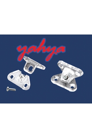 Yahya Kırılmaz Şeffaf Açılı Çektirme 100 Adet Şeffaf