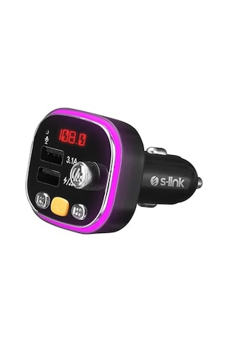 Tanımalı Yok Fm Radyo Transmitter 3.1a Hızlı Şarj Micro Sd Mp3 Çalar Çakmaklık
