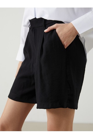 Lcwaıkıkı Classic Siyah Standart Fit Kadın Şort