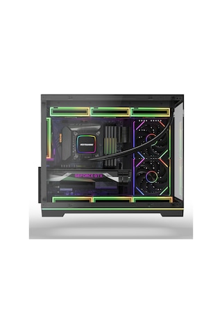 Orion Neon 6x Argb Fan Kumanda Ve Kontrolcü Micro Atx Boş Bilgisayar Kasası Siyah