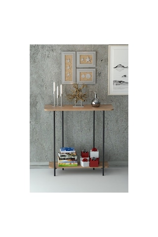 Atlantik Çam Konsol / Dresuar / Çok Amaçlı Raf 1125 Metal