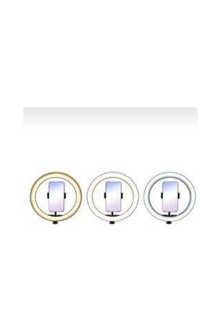 4dn Joytech Youtuber Led Tripod Işıklı Telefon Tutucu Makyaj Işığı Ring Light 10 Inç + 2.1 M Tripod