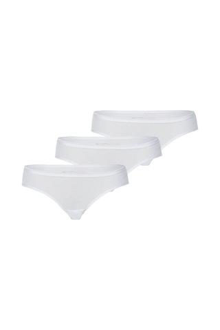 Blackspade Kadın Pamuklu 3'lü Paket Slip - Beyaz