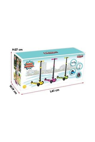 Pilsan Power 3 Tekerlekli Scooter Pembe