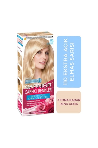 Garnier Saç Boyası Çarpıcı Renkler 110 Ekstra Açık Elmas Sarısı