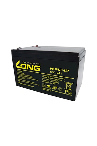 Long WP12-12 12 V 12 AH Bakımsız Kuru Akü