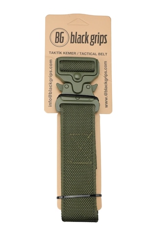 Black Grips Taktik Outdoor Kemer Palaska Metal Tokalı // Haki Haki