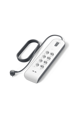 Belkın Bsv804 2 Metre 8'li Usb-a Akım Korumalı Priz Beyaz