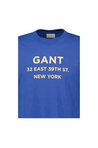 Gant Erkek T-shırt 2003301-407 Mavi