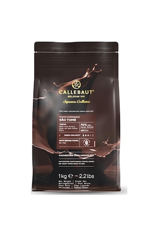 Callebaut Signature Collection Rustic São Tomé Bitter Çikolata 1 Kg