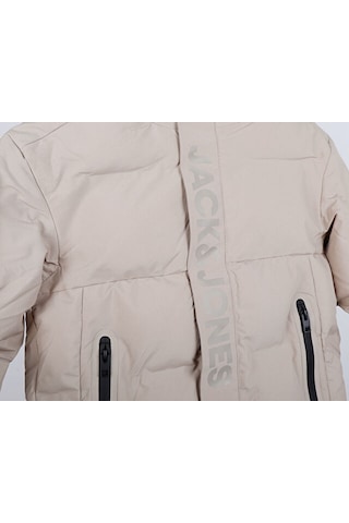 Jack & Jones Jack Jones Jcoalpha Puffer Jnr Çocuk Günlük Mont 12262162-crockery Krem Krem