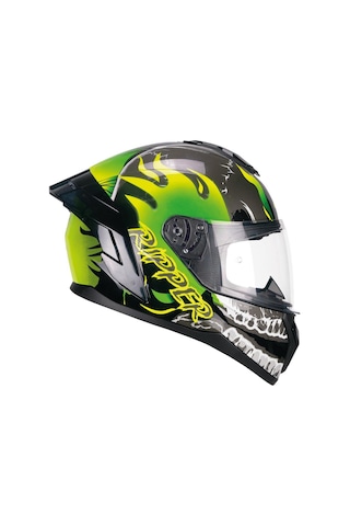 Cgm 330r Rıot Rıpper Kapalı Kask Siyah/sarı-xl