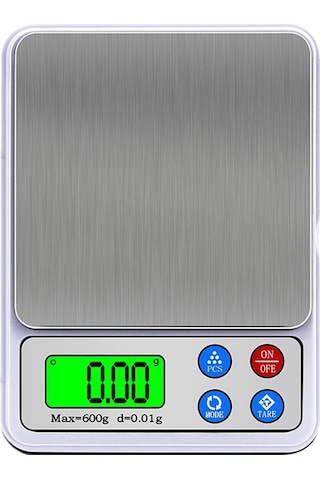 Sones Mh-555 600g X 0.01g Yüksek Doğruluklu Dijital Elektronik Taşınabilir Mutfak Terazisi Denge Cihazı 2.2 İnç Lcd Ekranlı