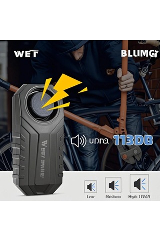 Xindoker Bisiklet Ve Elektrikli Bisiklet İçin Kablosuz Hareket Sensörlü Alarm - Uzak Kumanda İle Titreşim Tespiti Ve Sesli Güvenlik Sistemi