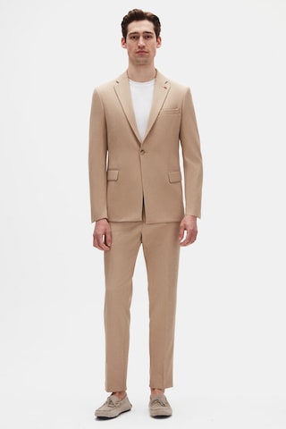 Twn Slim Fit Bej Fitilli Örme Takim Elbise 4ec05ort01566 Bej