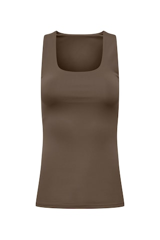 Only Onlea 2-ways Fit Kadın Askılı Basic Atlet Top Kahverengi