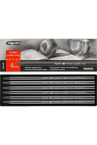 Bigpoint Grafit Kurşun Kalem 6'lı Set