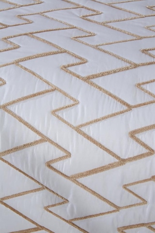 Maria Kapitoneli Tek Kişilik Yatak Örtüsü 180x240 Krem - Bej Bej - Krem