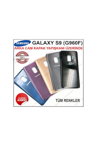 Samsung Galaxy Uyumlu S9 G960F Arka Cam Kapak Batarya Pil Kapağı