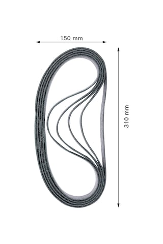 10 X Expert N470 Zımpara Bandı Çelik Saclar İçin, Paslanmaz Çelik, 40 X 760 Mm, İnce Taneli, Profesyonel Aksesuar,