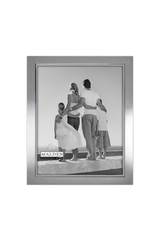 Designs Uptown Mat Gümüş Gümüş Moda Metal Çerçeve 8x10 Gümüş