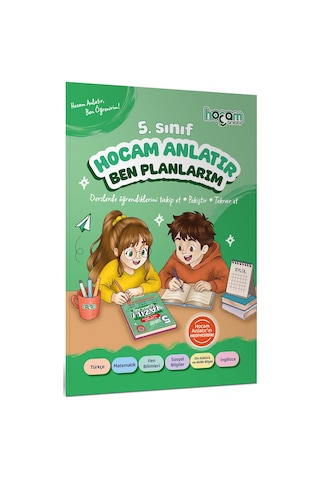 Hocam Anlatır 5. Sınıf Konu Anlatımlı Yazılı Provaları Tamamı Video Destekli-hediye Planlama Kitapçığı-169888