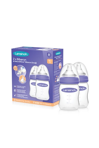 Lansinoh Natural Wave Biberon Seti 2'li 160 ML