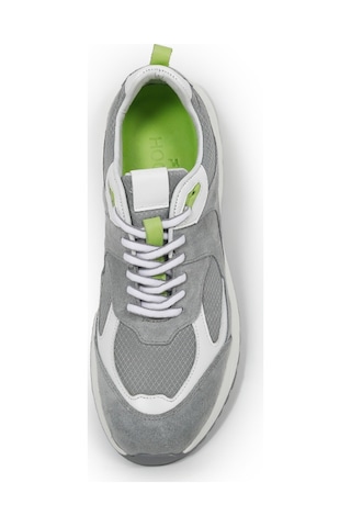 Jaumı Grey Gri Beyaz Sneaker Erkek Süet Ayakkabı 001