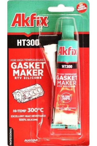 Akfix Ht300 Yüksek Isı Tüp Silikon 50 Ml