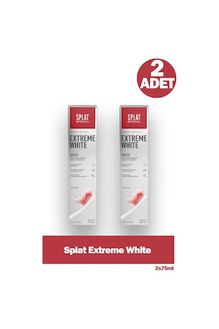 Splat Special Extreme White Beyazlatıcı Diş Macunu 75 Ml 2 Adet Beyazlık