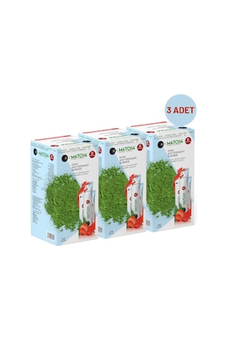 Premium Japanese Çilek Aromalı Detox Burner Form Matcha Çayı 3 Kutu Premium Japanese Çilek Aromalı Detox Burner Form Matcha Çayı 3 Kutu